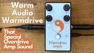 Warm Audio  Warmdrive Overdrive Pedal Demo [upl. by Aisatnaf]