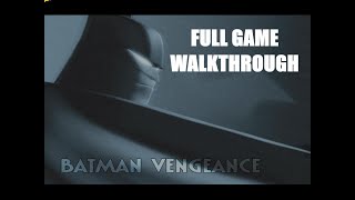 Batman  Vengeance PC  Full Game Walkthrough 1080p 60FPS [upl. by Erreip253]