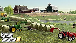 LOG AUTOLOADER TRAILER  LOGGING MADE EASY  Farming Simulator 19 Gameplay  EP 34 [upl. by Anorahs]