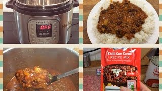 Instant Pot Chilli Con Carne Pressure Cooker Recipe [upl. by Irakuy]