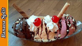 How to Make a Healthy BANANA Split Dessert [upl. by Lyle]