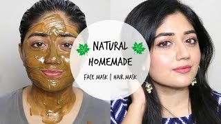 DIY Natural Face amp Hair Mask for Instant Glow  Moisture  corallista [upl. by Tillford515]