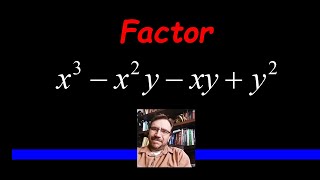 Factor By Grouping EASY Polynomial with Two Variables [upl. by Garges556]