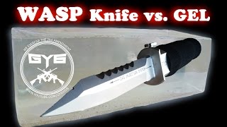 WASP Injection Knife vs Ballistic Gel [upl. by Glory]