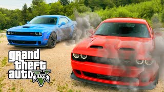 GTA 5 BLOODS VS CRIPS HELLCAT BATTLE [upl. by Ennoval]