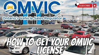 HOW TO GET YOUR OMVIC LICENSE [upl. by Nala137]