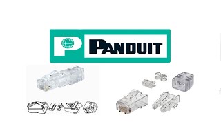 COMO PONCHAR PLUG RJ45 PANDUIT CAT6A 5 PIEZAS [upl. by Lyell274]