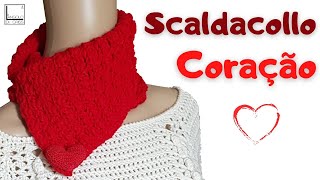 TUTORIAL scaldacollo alluncinetto quotCORAÇÃOquot  FACILISSIMO [upl. by Colbye82]