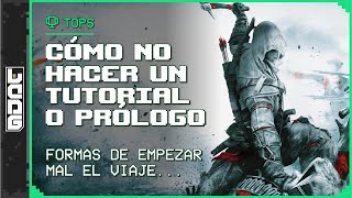 10 VIDEOJUEGOS con PRÓLOGOS o TUTORIALES un poco DESESPERANTES [upl. by Yentirb21]