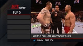 UFC Now Top 5 Heavyweight Fights [upl. by Othello]