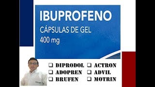 IBUPROFENO  PARA QUE SERVE COMO TOMAR COMO FUNCIONA EFEITOS COLATERAIS  FARMACOLOGIA [upl. by Tumer]