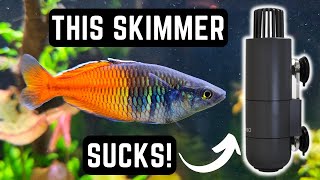 This Surface Skimmer SUCKS All the SCUM off your Aquarium Oase CrystalSkim 600 [upl. by Arratal]