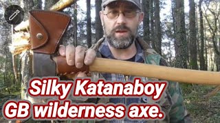 silky Katanaboy and GB Ray Mears axe [upl. by Namien844]