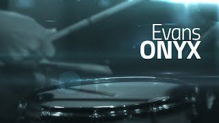 Evans Onyx  Snare Drum Head Review [upl. by Sivartal]