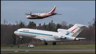 Last Flight of the Boeing 727 Prototype airplane [upl. by Howarth298]