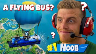 YouTubers Play Fortnite For The First Time very noob [upl. by Aisenat]