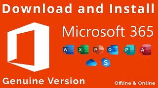 How to Download amp Install Microsoft Office 365 from Microsoft  Free  Offline Setup [upl. by Bernardo]