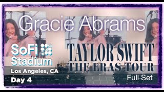 Gracie Abrams Opens for Taylor Swift Eras Tour Full Set SoFi Stadium Los Angeles Day 4 [upl. by Lempres478]