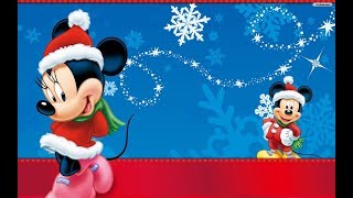 Disney Christmas Music Carols and Songs Medley with Mickey Mouse 2 [upl. by Ymarej]