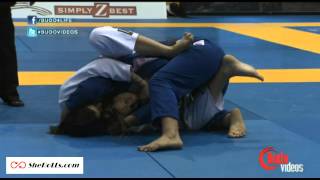 Talita Nogueira vs Luiza Fernandes Female Black Belt Medium Heavy Final Pan Ams 2013 [upl. by Long]