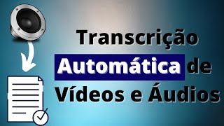 Como fazer a transcrição de vídeos automaticamente [upl. by Stepha]