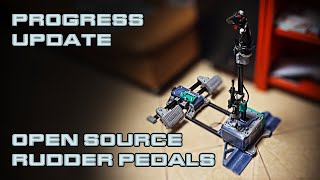 Progress update on the Open Source Rudder Pedals [upl. by Mayman]