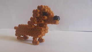 Dog  Perler beads 3D [upl. by Veleda165]