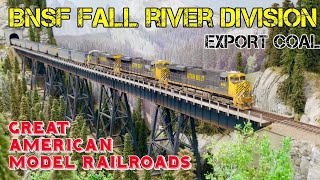 Great American Model Railroads  UTAH BELT and BNSF Fall River Division in HO [upl. by Yelena]