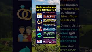 Ab 2025 könnt ihr euren Nachnamen ändern [upl. by Waal]