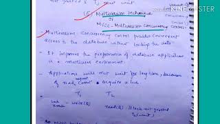 Introduction of Multiversion concurrency control technique  MVCC lecture169DBMS [upl. by Notkcorb]