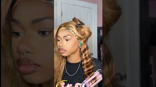 Crimp my hair with me haircrimper hairstyle hairtutorial haircare [upl. by Kellda]