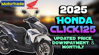 2025 Honda CLICK125 V4 Updated Price Downpayment amp Monthly  Philippines [upl. by Debbee]