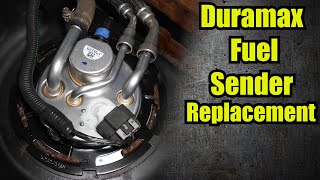 HOW TO Silverado Duramax Fuel Sending Unit Replacement [upl. by Johiah]