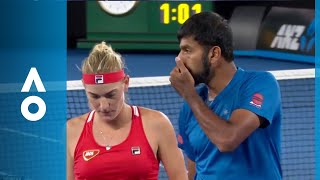 Mixed Doubles Final Super Tiebreak between BabosBopanna v DabrowskiPavic  Australian Open 2018 [upl. by Ocir]