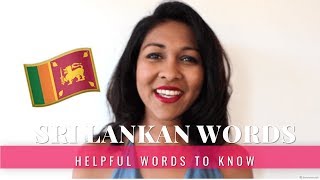 Sinhalese Words to Know When Traveling in Sri Lanka [upl. by Tristas]