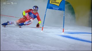 Marco Odermatt Schladming Sieg RTL 2024 ORF [upl. by Tiossem]