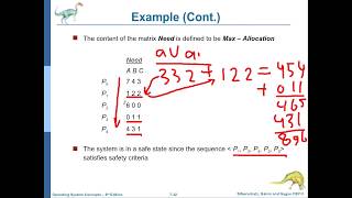 انظمة التشغيل44 الفصل السابع الجزء الثالث Deadlock Avoidance Banker Algorithm اقرأ اول تعليق [upl. by Yrellih]