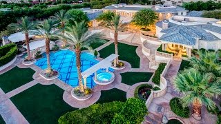 10M Rancho Mirage MEGA MANSION  Celebrity Estate  A Private 5Star Resort [upl. by Anomis]