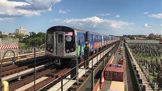 NYC Subway HD 60fps IND Culver Line G amp F Train Action w R160 quotSubway Libraryquot F Train 6917 [upl. by Pettiford]