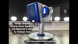 DriveIn Movie Theater Speakers  with Bluetooth amp MP3 [upl. by Aikel]