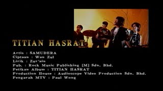 Titian Hasrat  Samudera Official MV [upl. by Jarrad]