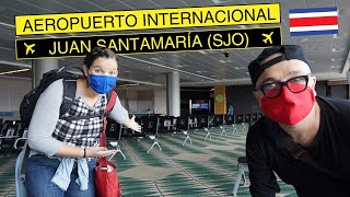 Tour por el pequeño aeropuerto de COSTA RICA durante una GRAN PANDEMIA  Crónica de viaje II [upl. by Eilarol]