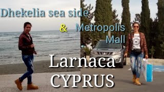 Relaxing time Metropolis Mall to Dhekelia beach Larnaca Cyprus [upl. by Zabrine]