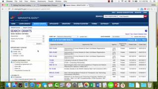 how to search for grants using grantsgov [upl. by Emilia]