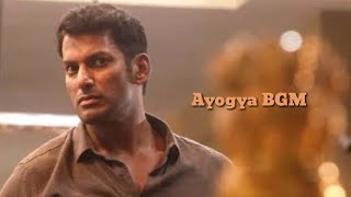 Ayogya BGM Ringtone Vishal Sam CS  Use headphones for a better experience [upl. by Suirad]