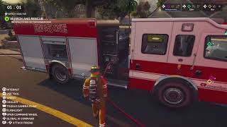 Firefighting Sim Squad 5 handles house fire [upl. by Marteena16]