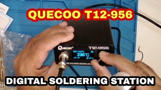 QUECOO T12956 Digital Soldering Station [upl. by Etam]