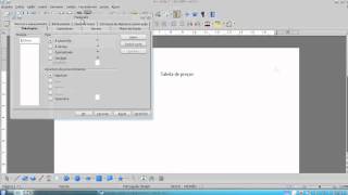 Tabulação no LibreOffice  Writer [upl. by Anitsirk]