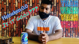 Heineken 00 Beer Review l Non Alcoholic Beer [upl. by Sylvan884]