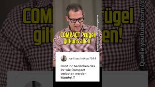 Reichelt sagt was Sache ist COMPACT Prügel gilt uns allen [upl. by Elleuqram]